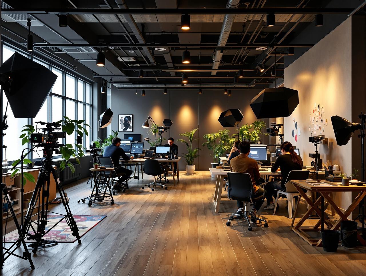 影视网站传媒公司办公环境