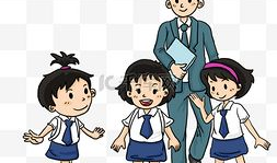 漫画老师与学生,师生互动的欢乐时光